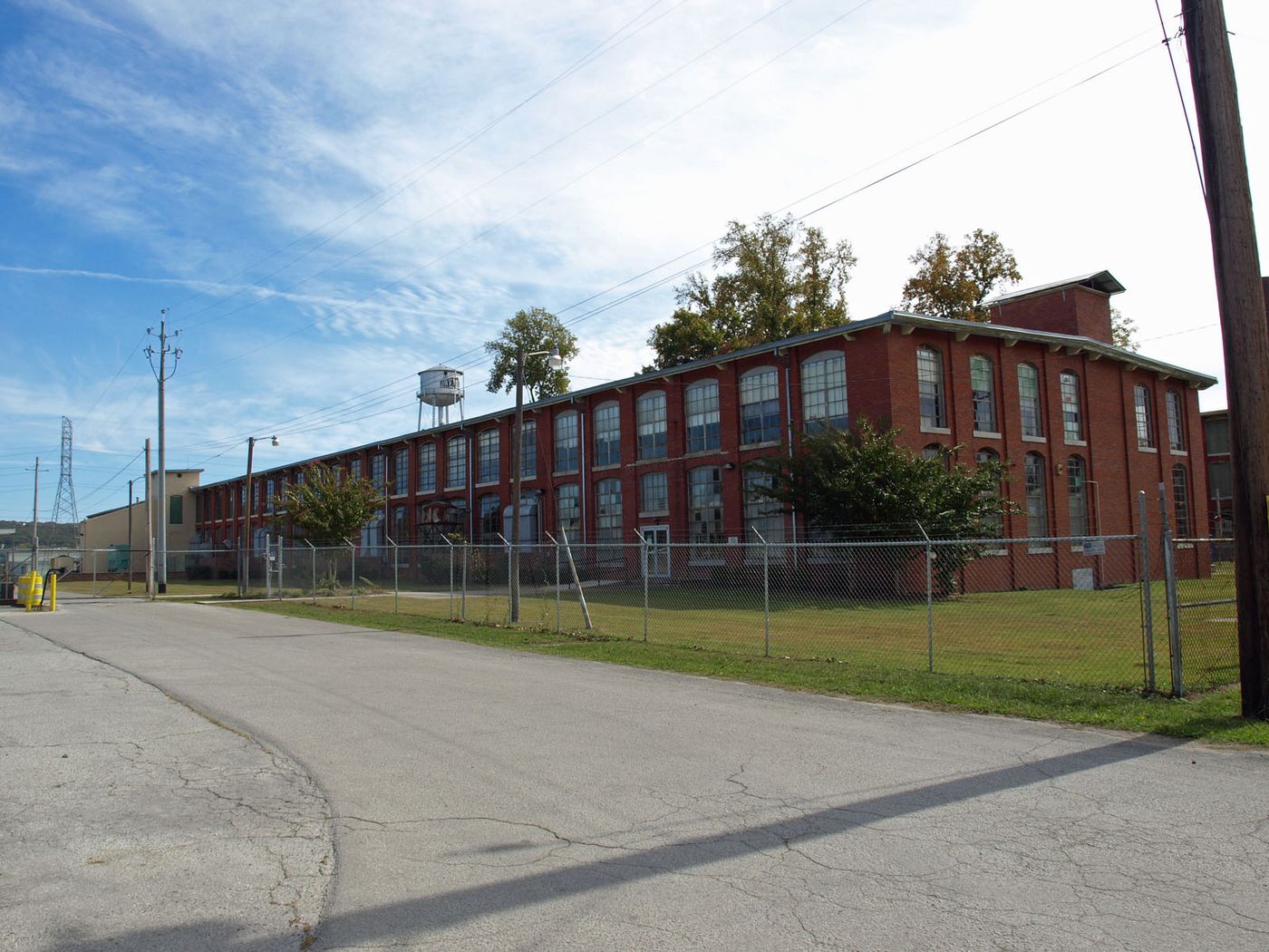 Exterior of Lowe Mill Arts and Entertainment in Huntsville